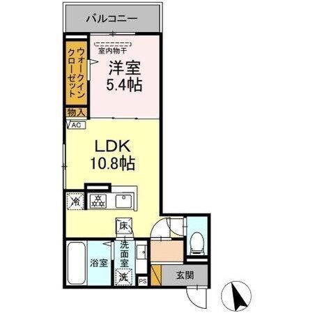 オーガスタハイツの物件間取画像